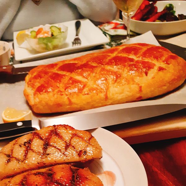 聖誕大餐 鮭魚威靈頓 : Caro Chen一起做