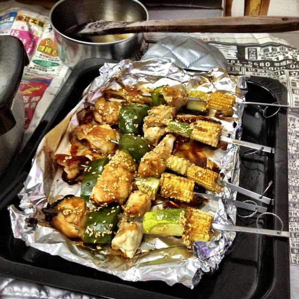 【深夜食堂】黑胡椒雞肉串 : 期玲一起做