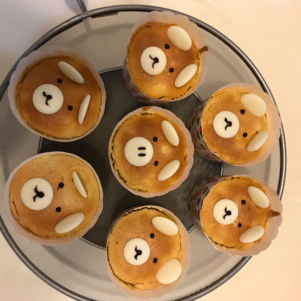 👩🍳小熊🐻原味杯子蛋糕:Teresa Hsiao 一起做
