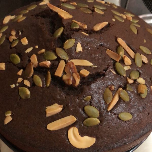 巧克力核桃磅蛋糕 : Momo Chang一起做