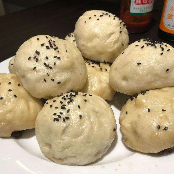 豬肉高麗菜水煎包 : 高珩修一起做