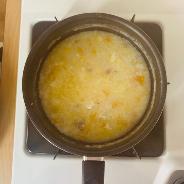 懶冬輕鬆煮❄️雞蛋玉米粥 : 簡婕一起做