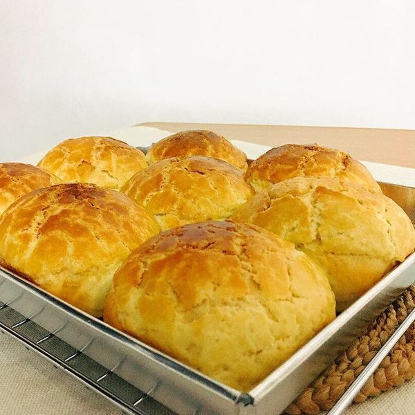 湯種菠蘿麵包 : Loon一起做