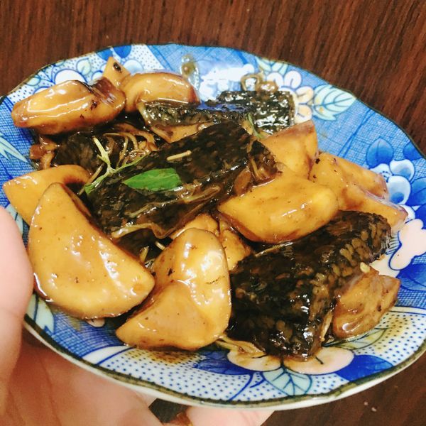 \\必學熱炒-三杯滷米血杏鮑菇//：澎澎 一起做