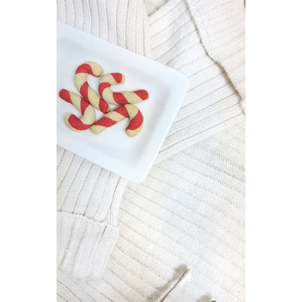 《應景聖誕》聖誕拐杖&聖誕手套造型餅乾 : 佳穎一起做