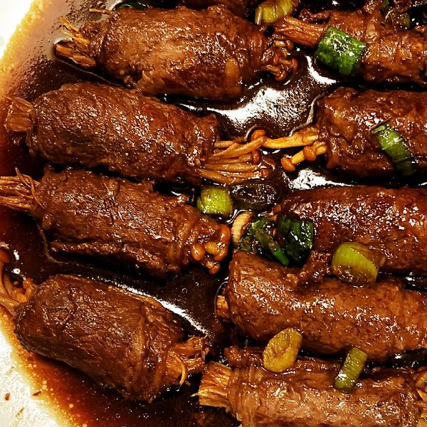 金針菇肉片捲 : Honeyerin一起做