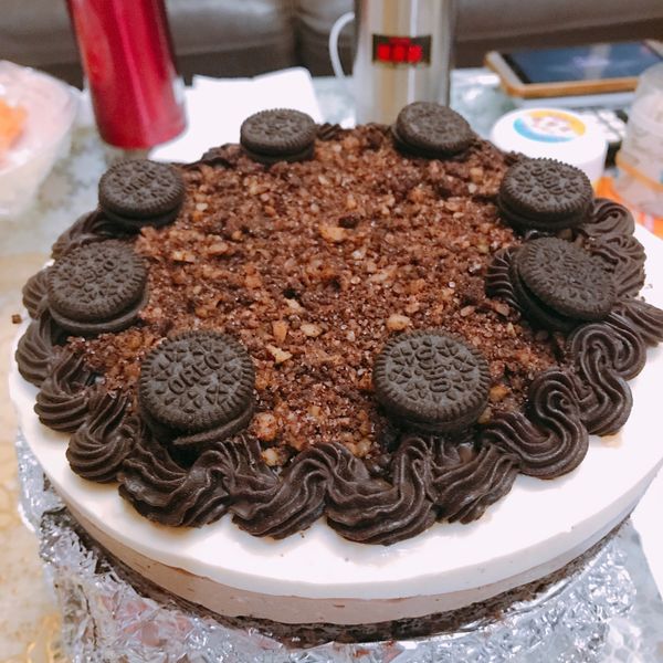 巧克力雙重奏乳酪蛋糕（5吋、免烤箱） : 葉曉菁一起做