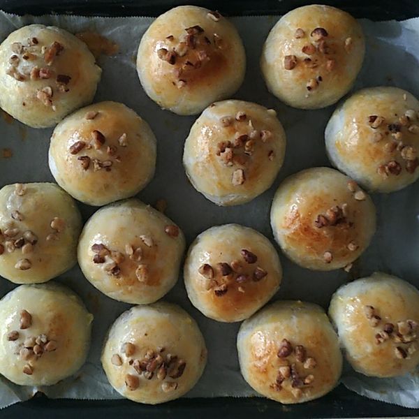 小蛋黃酥(豬油配方)：青果 一起做