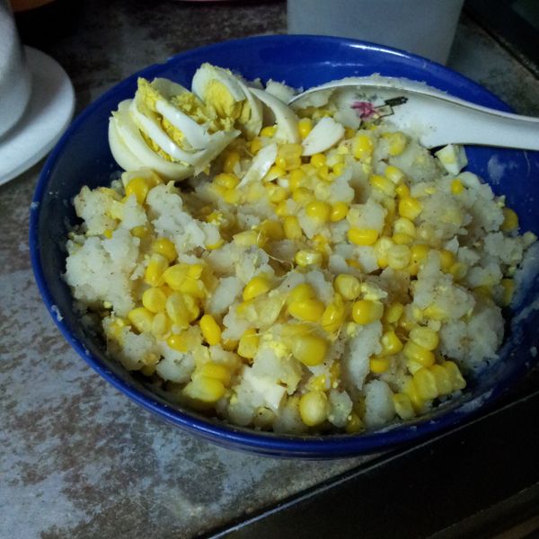 無沙拉馬鈴薯泥：韓橘 一起做