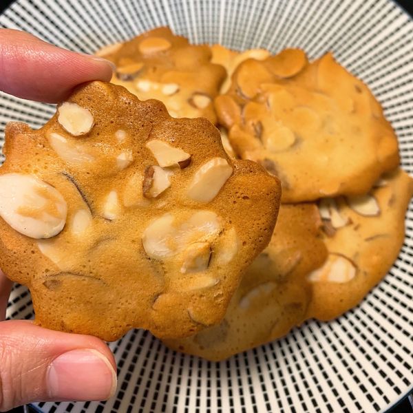酥脆杏仁瓦片🍪 : Evelyn Chiu一起做