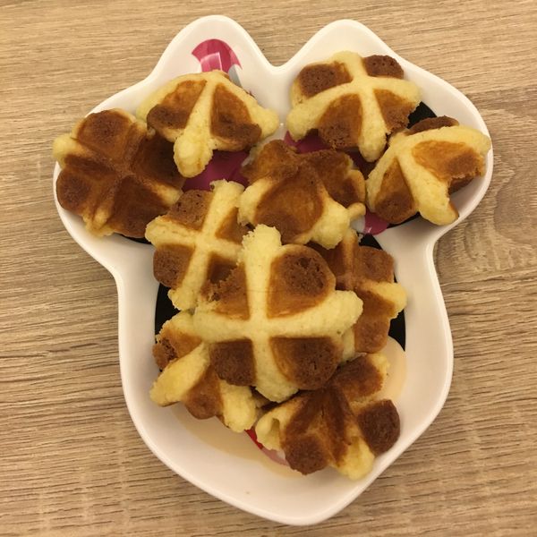 美口鬆餅：Fish 一起做