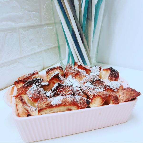 英式麵包布丁【超簡易甜點】 : Mimi Leng-Chun一起做