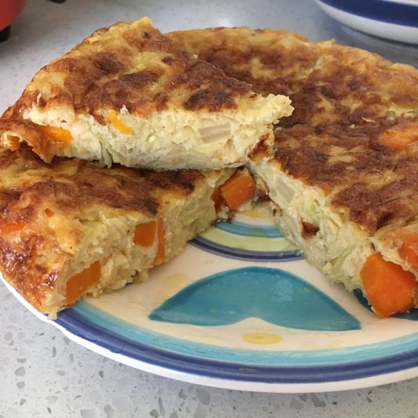 高麗菜烘蛋（無起司） : Serena一起做