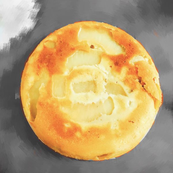 電鍋零失敗♡蜜香蘋果蛋糕 : notteric一起做