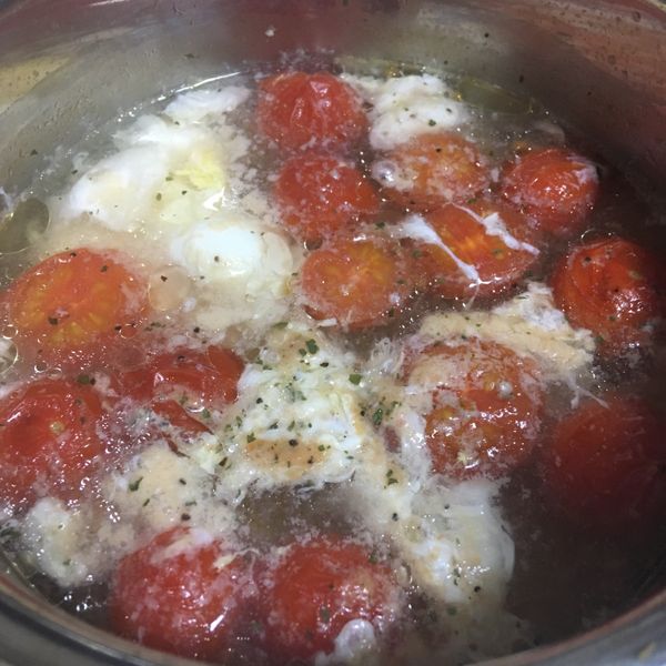 蕃茄蛋花湯 : 胃莉一起做