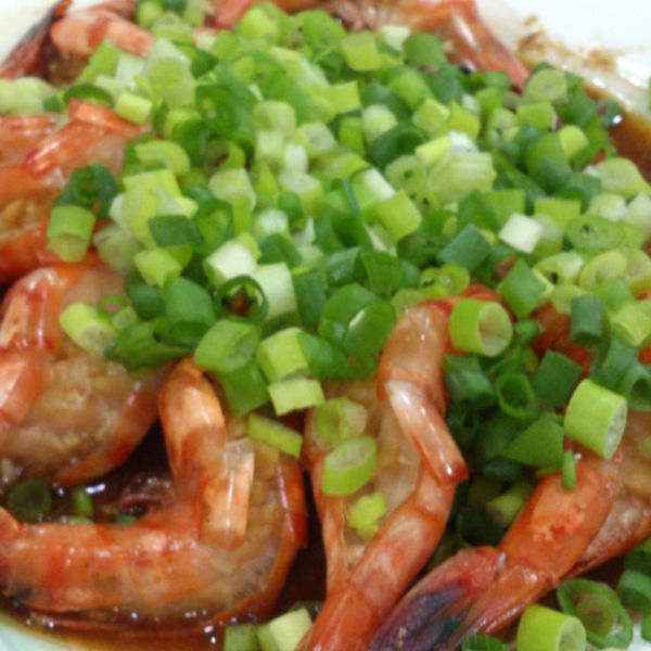 蒜泥蒸蝦 : migoair一起做