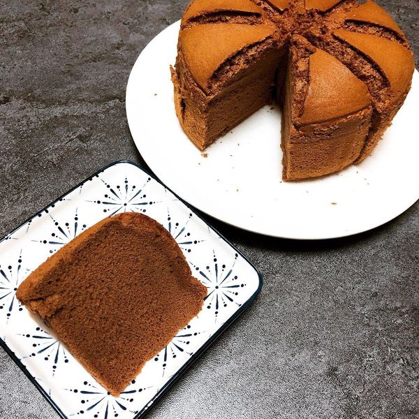 原味、可可、抹茶戚風蛋糕（6吋） : 鈺芳一起做