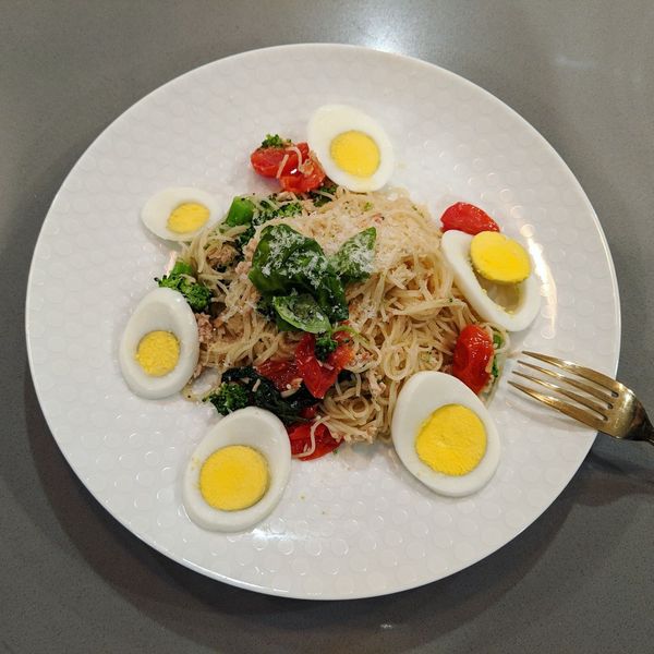 鮪魚義大利麵：企鵝太太 一起做