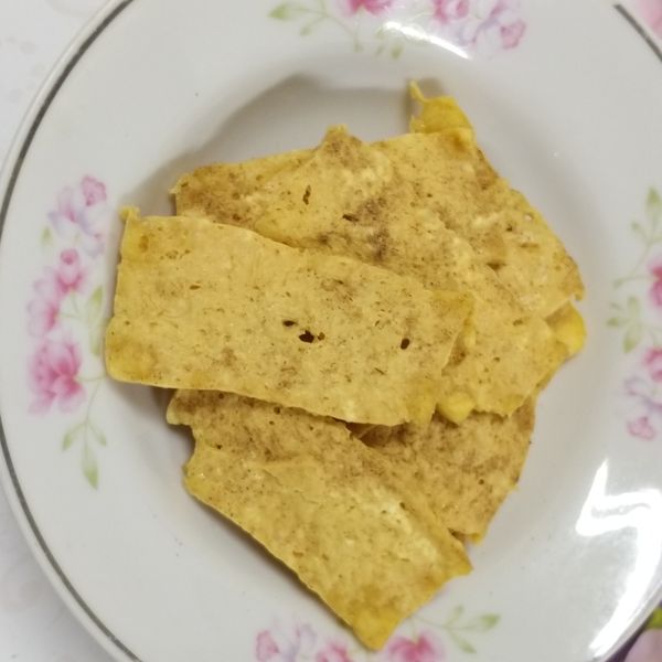 減肥零嘴-豆腐脆餅 : 蔓一起做