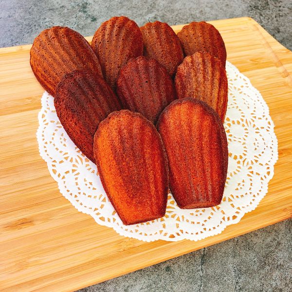 蜂蜜瑪德蓮-原味.可可.抹茶 : 鈺芳一起做