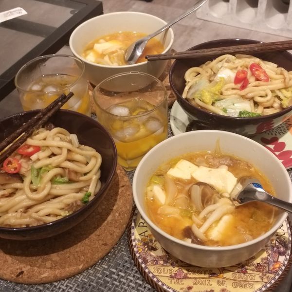 日式居酒屋風--雞肉炒烏龍麵:Eva 一起做