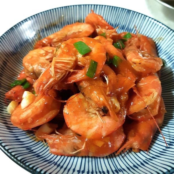 蒜味茄汁蝦 : 黛西食堂一起做