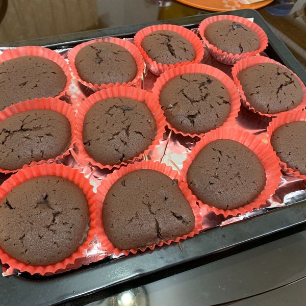 巧克力馬芬蛋糕#新手也會做：廖宜珊 一起做