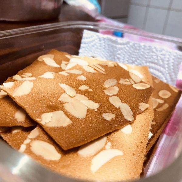 酥脆杏仁瓦片🍪 : James Ma一起做