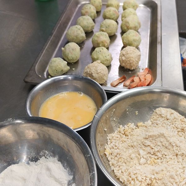 爆漿起司馬鈴薯蝦球🧀🥔🦐：Jack Chienfeng L 一起做