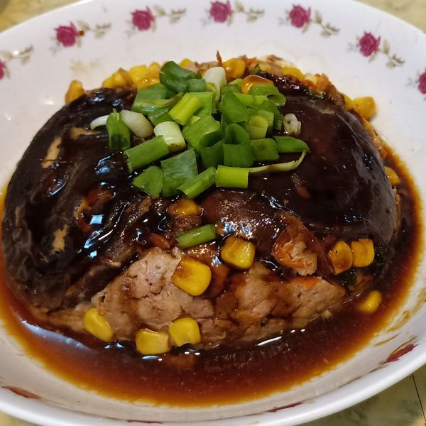 香菇玉米蒸肉-年菜 : Annie一起做