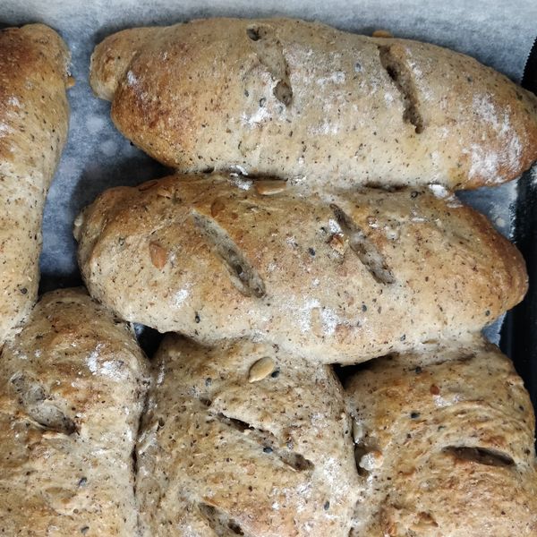 全麥果乾核桃麵包：雪姑 一起做