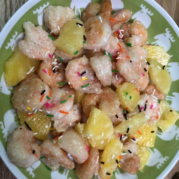 簡易阿基師版之鳳梨蝦球 : Catherine Chang一起做