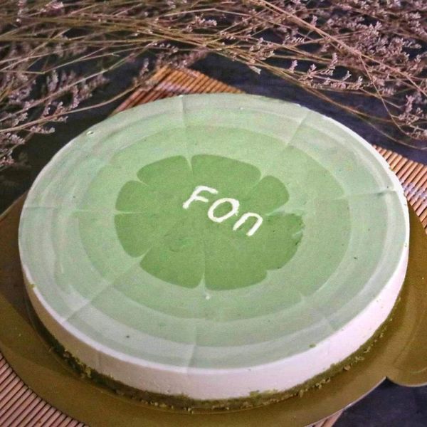 抹茶漸層乳酪蛋糕 （6吋、免烤箱） : Elly一起做