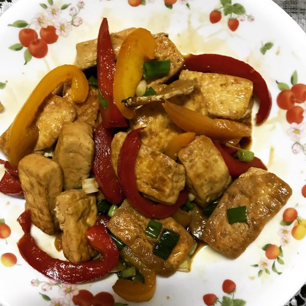 彩蔬紅燒豆腐 : Leah Chen一起做