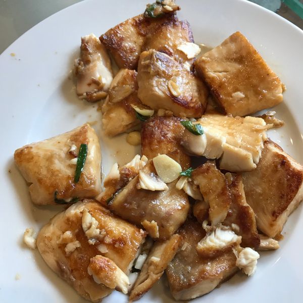 椒鹽魚片 : syrup一起做