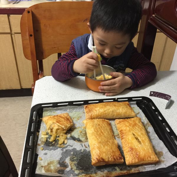 起酥肉桂蘋果派（方形、三角形兩款）：黃秀蘭 一起做