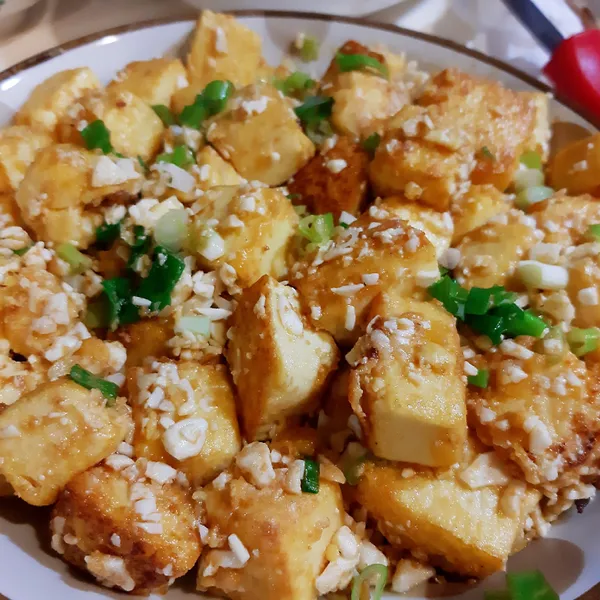 金沙雞蛋豆腐：賴珮芳 一起做