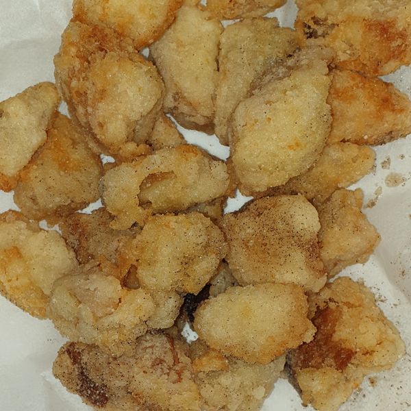 酥炸杏鮑菇 : 珊一起做