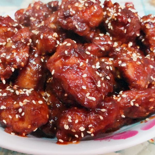 韓式炸雞【半煎炸版】亨式蕃茄醬 : 喜兒一起做