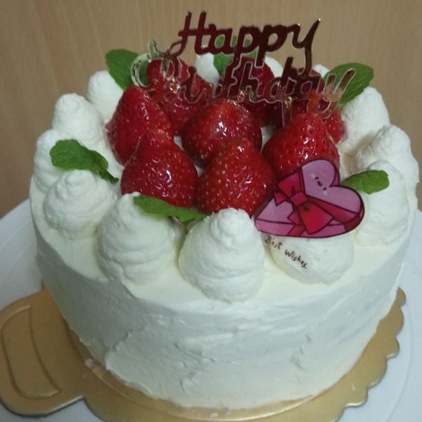 草莓蛋糕 : 李貴蘭一起做