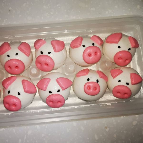 小豬造型湯圓(桂冠湯圓) : 李君玲一起做