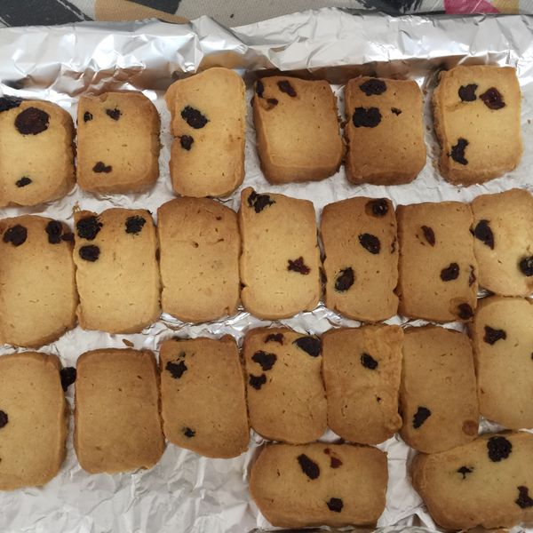 ［四哥小廚房］蔓越莓餅乾（無蛋版） : 白妍一起做