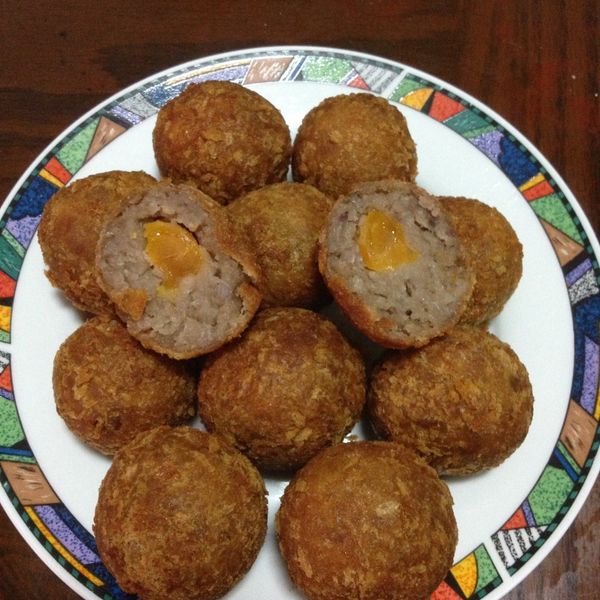 炸芋丸 : 劉芳如一起做