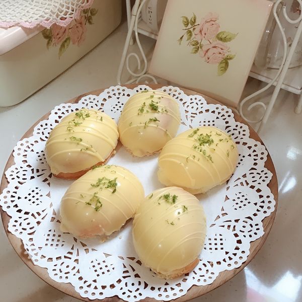 🍋檸檬小蛋糕🍋（無泡打粉、全蛋打發）：ミヤミ ネン 一起做