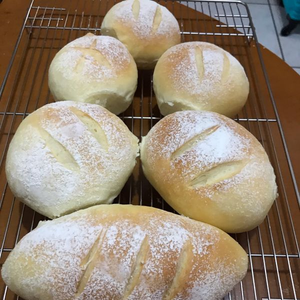 【肉桂打噴嚏】香軟法國圓麵包 : Hsiang  Ho一起做