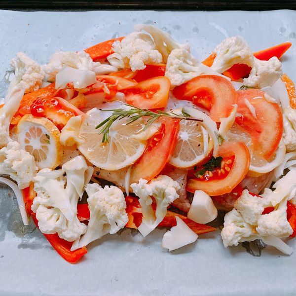 紙包得住檸檬紙包魚 : 粉雨一起做