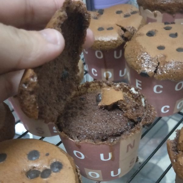 法芙娜可可戚風杯子蛋糕（燙麵戚風） : 曾芳芳一起做