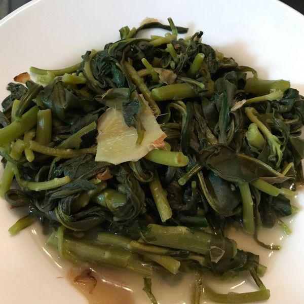 炒人蔘葉：Helen 一起做