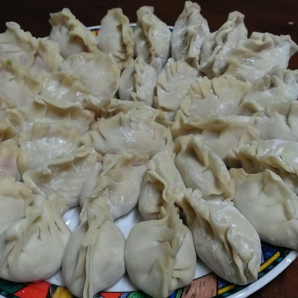 韭菜水餃 : 雅琳一起做