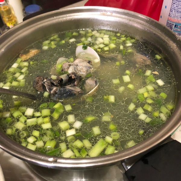 蛤蜊蔥雞湯🍲 : 周家樺一起做
